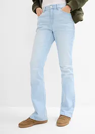 Jeans bootcut, vita alta, bonprix