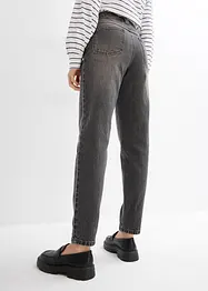 Mom jeans cropped, vita alta, bonprix