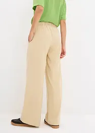 Pantaloni larghi in misto viscosa fluente, bonprix