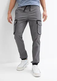 Pantaloni elasticizzati con elastico in vita e tasconi, regular fit, bonprix