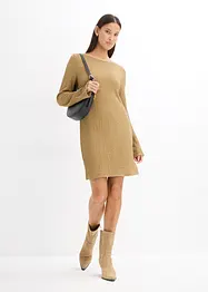 Miniabito in crêpe strutturato, bonprix