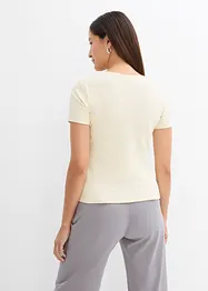 Maglia a costine con puro cotone biologico (pacco da 2), bonprix