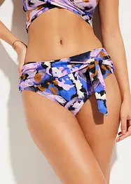 Slip alto per bikini con fascia annodata e sgambatura normale, bonprix