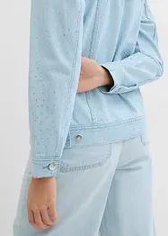 Giacca di jeans con strass, bonprix