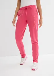 Pantaloni in felpa  con stampa in materiale pesante, bonprix