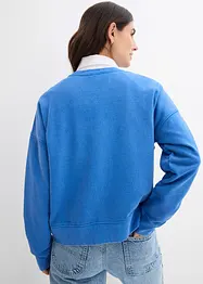 Felpa oversize in misto viscosa e cotone morbido, bonprix