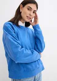 Felpa oversize in misto viscosa e cotone morbido, bonprix