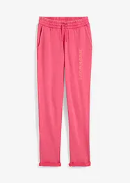 Pantaloni in felpa  con stampa in materiale pesante, bonprix