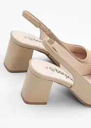 Décolleté slingback, bonprix