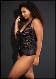 Body ouvert in look bagnato, VENUS