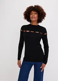 Maglione con cut-out, bonprix