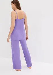 Pigiama con spalline sottili e viscosa, bonprix