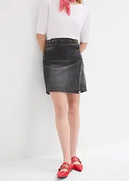 Gonna di jeans con effetto a portafoglio, bonprix