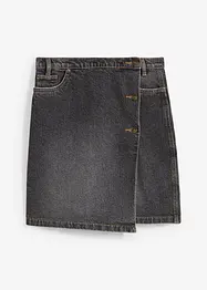 Gonna di jeans con effetto a portafoglio, bonprix