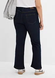 Jeans elasticizzati bootcut, vita media, bonprix