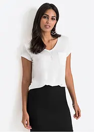 T-shirt in morbida viscosa, bonprix