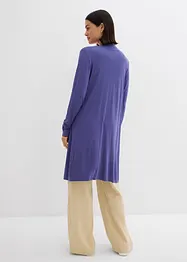 Cardigan lungo in jersey di viscosa morbida, bonprix