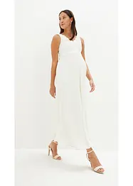 Abito da sposa prémaman con pizzo, satin e georgette, bonprix