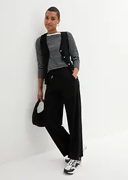 Pantaloni larghi in misto viscosa, bonprix