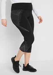 Leggings sportivi a pinocchietto con taschina, bonprix