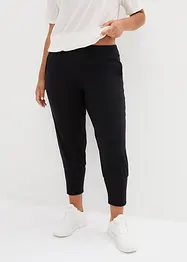 Pantaloni capri sportivi alla turca ultra morbidi, bonprix