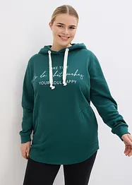 Tuta sportiva con felpa lunga e leggings (set 2 pezzi), bonprix