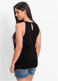 Top con ricamo, bonprix