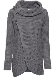 Maglione in filato grosso con collo alto, bonprix