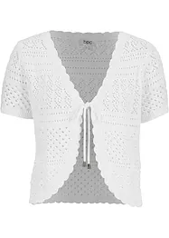 Bolero corto effetto uncinetto, bonprix