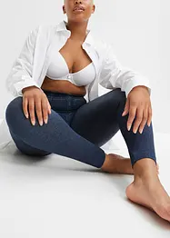 Leggings effetto jeans senza cuciture con effetto modellante forte, bonprix