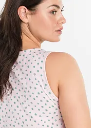 Camicia da notte corta in misto viscosa morbido, bonprix