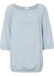 Maglia in cotone biologico con scollo quadrato, bonprix