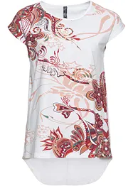Maglia in puro cotone con fondo asimmetrico, bonprix