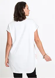 Maglia in puro cotone con fondo asimmetrico, bonprix