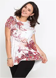 Maglia in puro cotone con fondo asimmetrico, bonprix