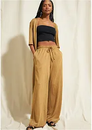 Pantaloni trasparenti con elastico in vita, bonprix