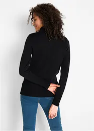 Maglione basic a collo alto, bonprix