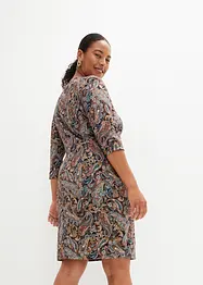 Abito in maglina con fantasia paisley, bonprix