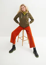 Maglia elasticizzata a collo alto e a maniche lunghe, bonprix