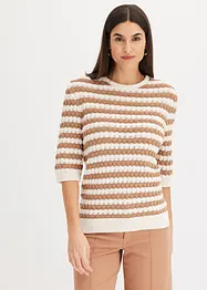 Maglione a mezza manica, bonprix