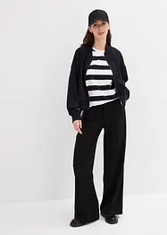 Bomber in felpa con viscosa, bonprix