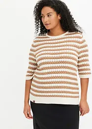 Maglione a mezza manica, bonprix