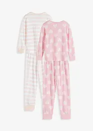 Pigiama con cotone biologico (set di 4 pezzi), bonprix