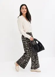 Camicetta in satin di viscosa con collo a revers, bonprix