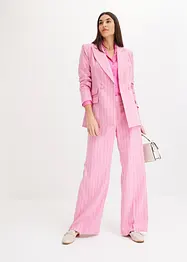 Camicetta in satin di viscosa con collo a revers, bonprix
