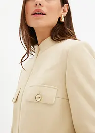 Giacca corta in similpelle scamosciata, bonprix
