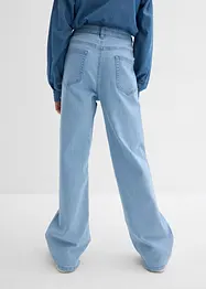Jeans wide leg, vita media, bonprix