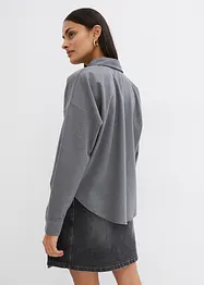 Blusa oversize reversibile in misto viscosa, bonprix