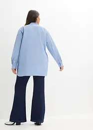 Blusa lunga con maniche arrotolabili, bonprix