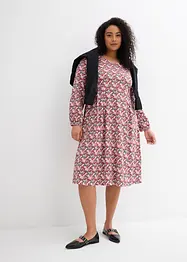 Abito midi in jersey di cotone, bonprix